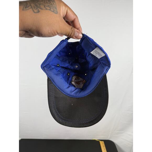 Vintage 1996 Looney Tunes Taz Hat by Fresh Caps USA – Blue/Black – NEW w/ Tags - Picture 5 of 6